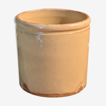 Pot in yellow terracotta Noguier Viennois