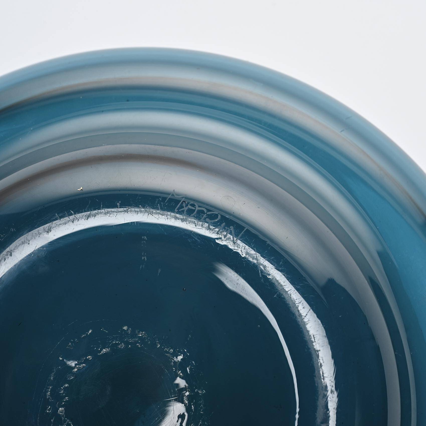 Claude Morin, blown glass cup, France