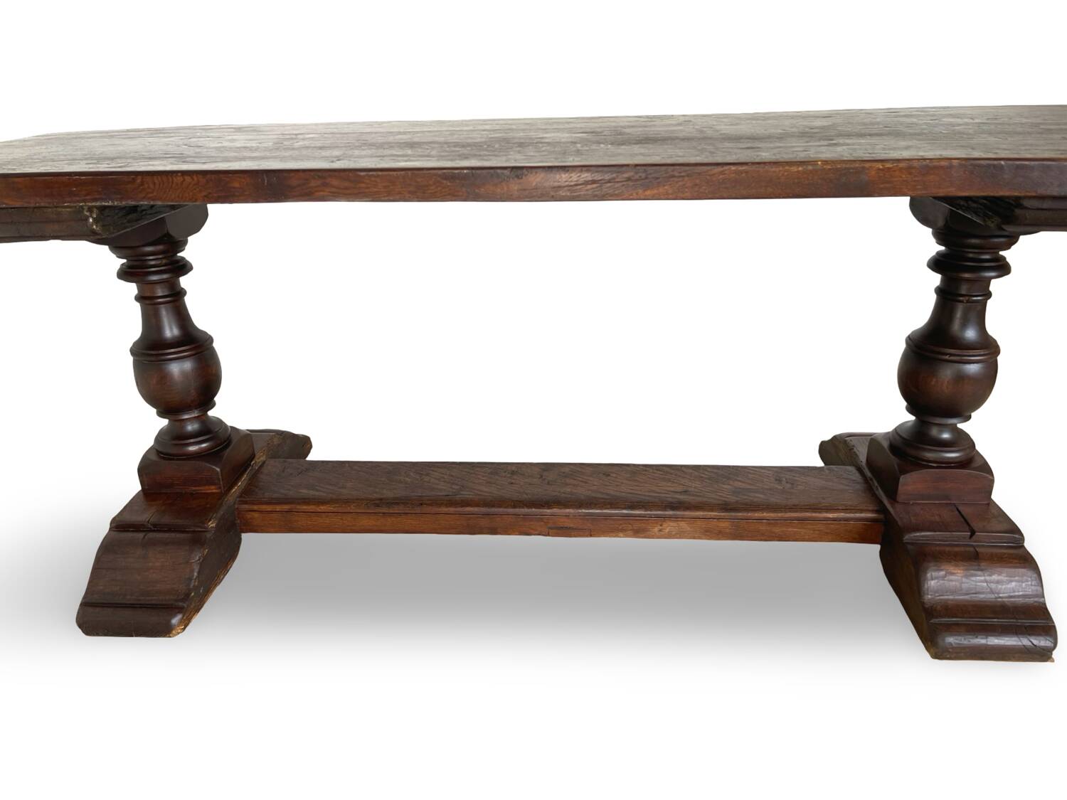 A fine 18th Century French walnut dining table