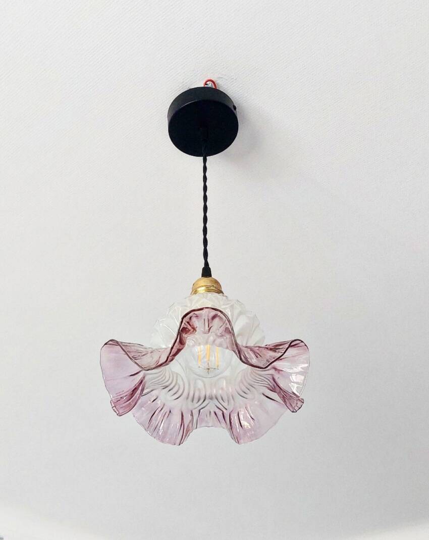 Vintage flower pendant light