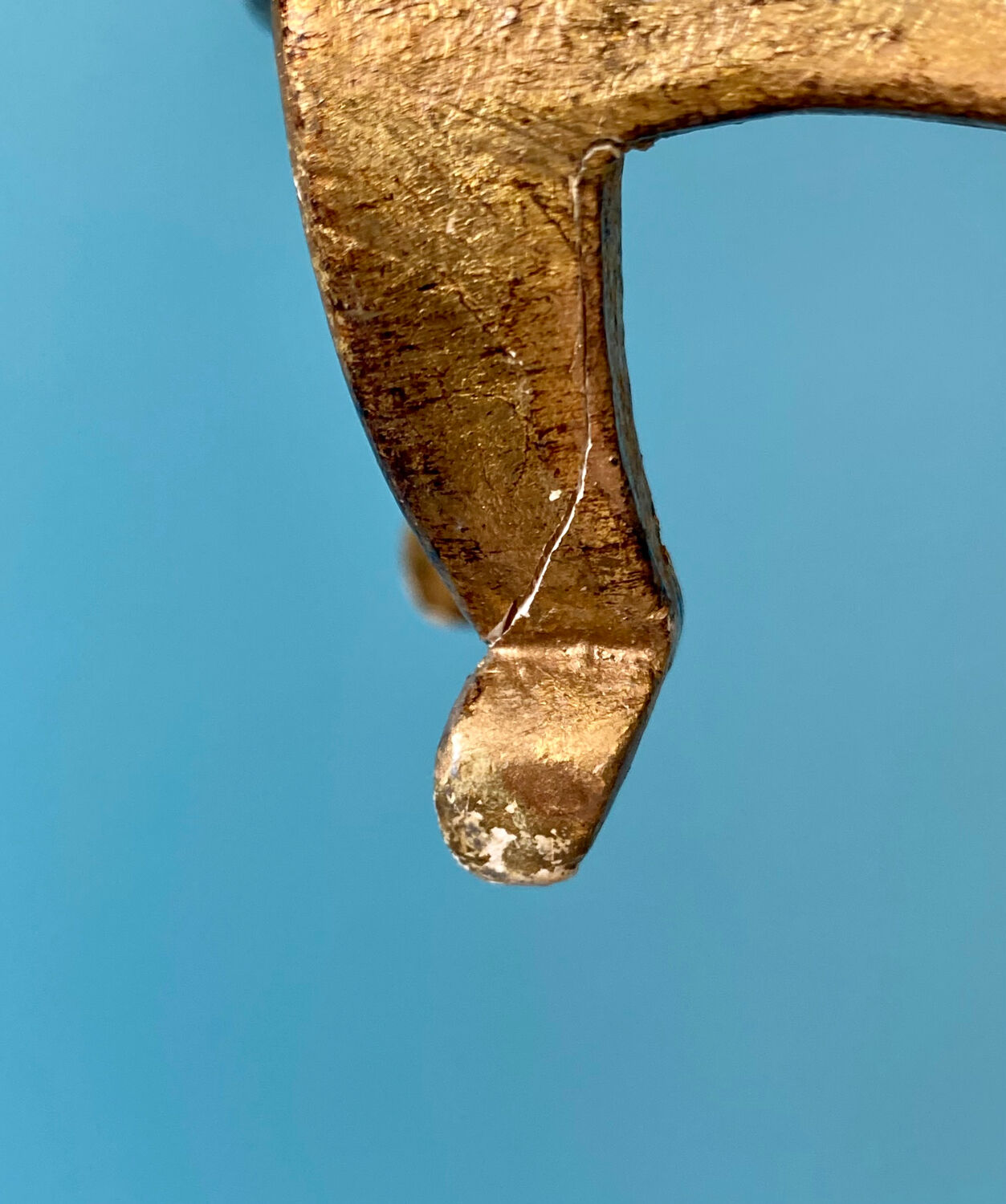 Antique wooden jewelry box Venetian style.