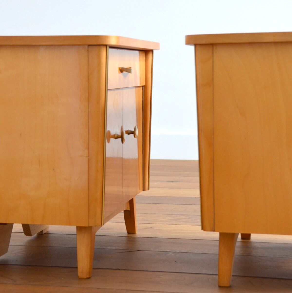 Pair of vintage bedside tables 1960s