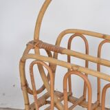 Porte-revue en rotin