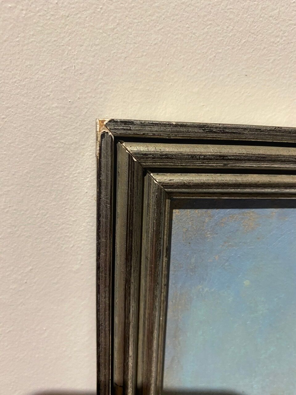 Old painting, landscape on the edge of a pond, Signed Michel Loche (1897;1976)