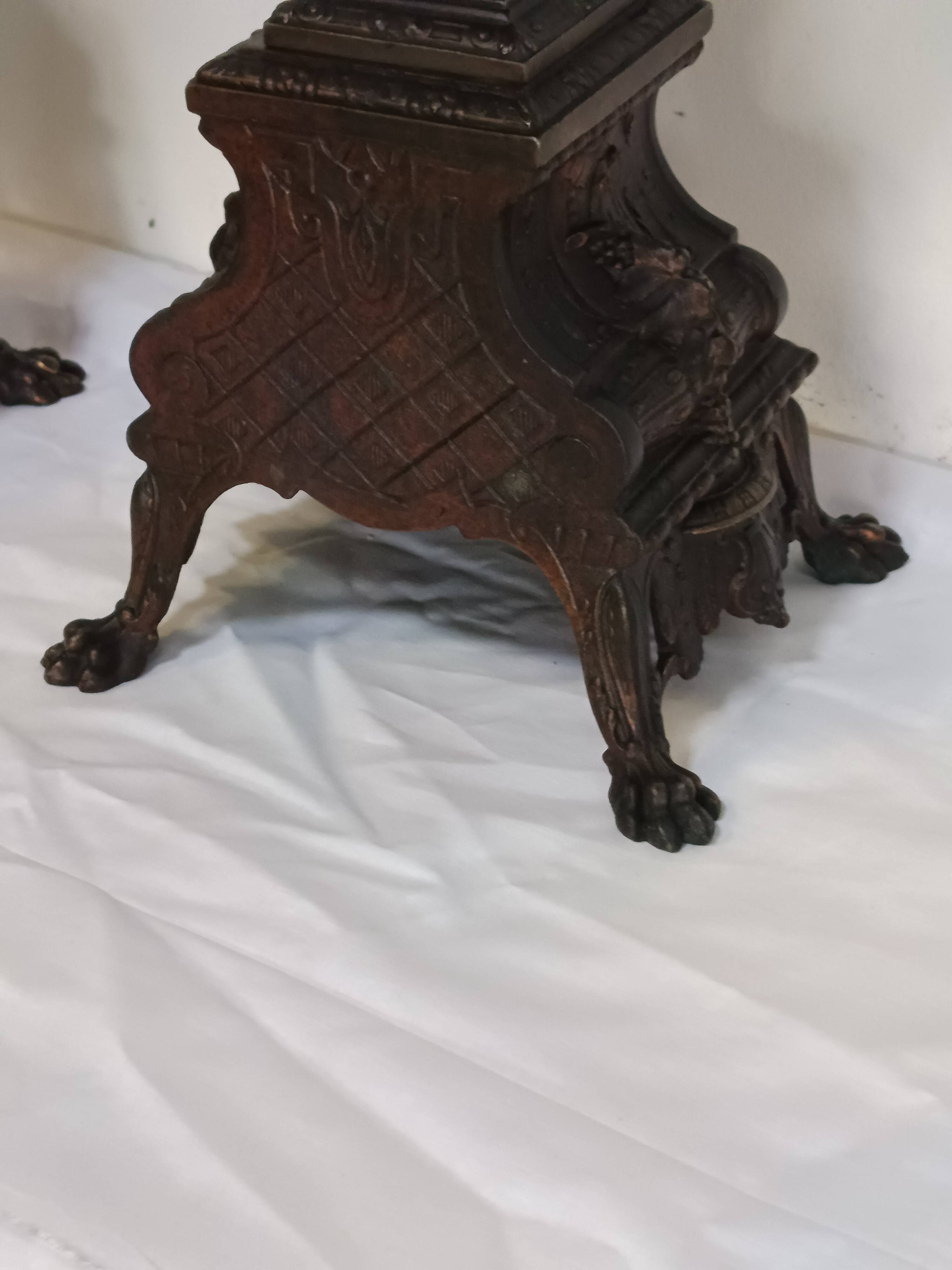 large pair of candlesticks