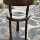 Brutalist tripod chair in the style of Charles Dudouyt – Popular art, 1940s