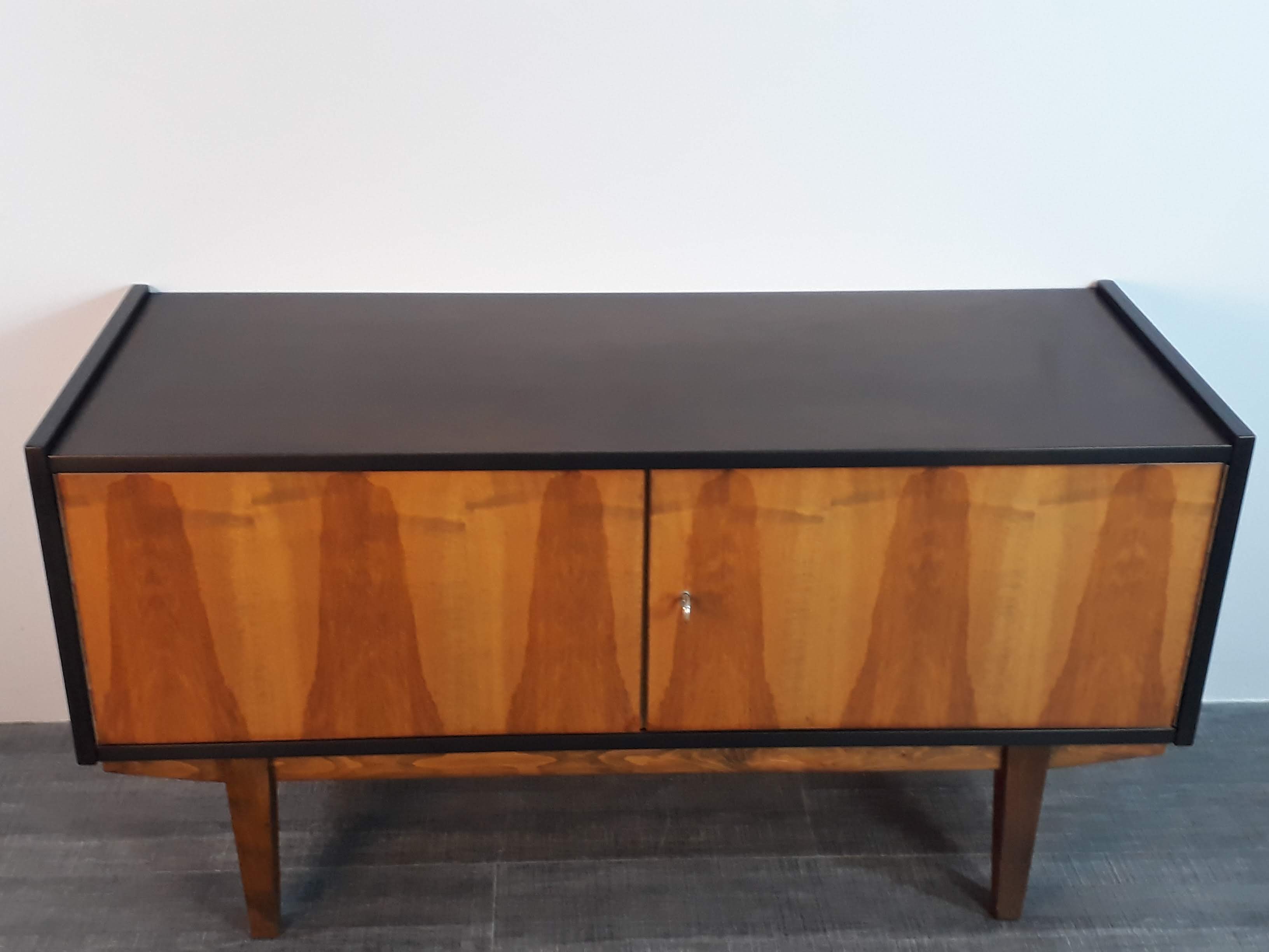 Walnut sideboard Rajmund Halas Poland 1967