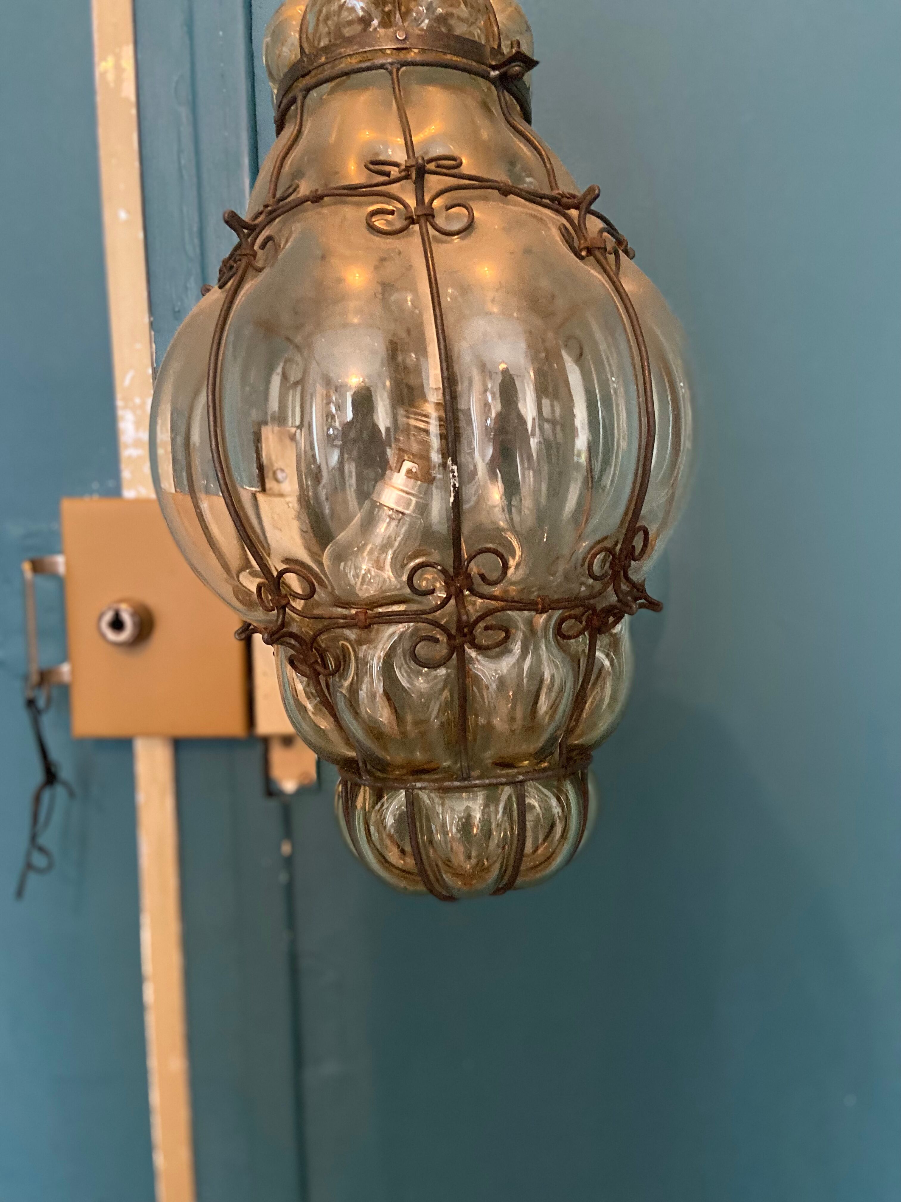 Venetian lantern art deco style