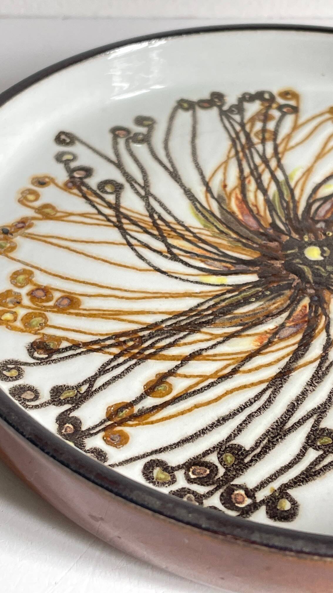 Royal copenhagen ceramic pocket tray by hellen malmer vintage