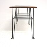 “Stringbord” side table in oak, Sweden, 1950