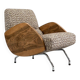 Fauteuil, Modèle "360" par Janusz Rozanski, Pologne, années 1950
