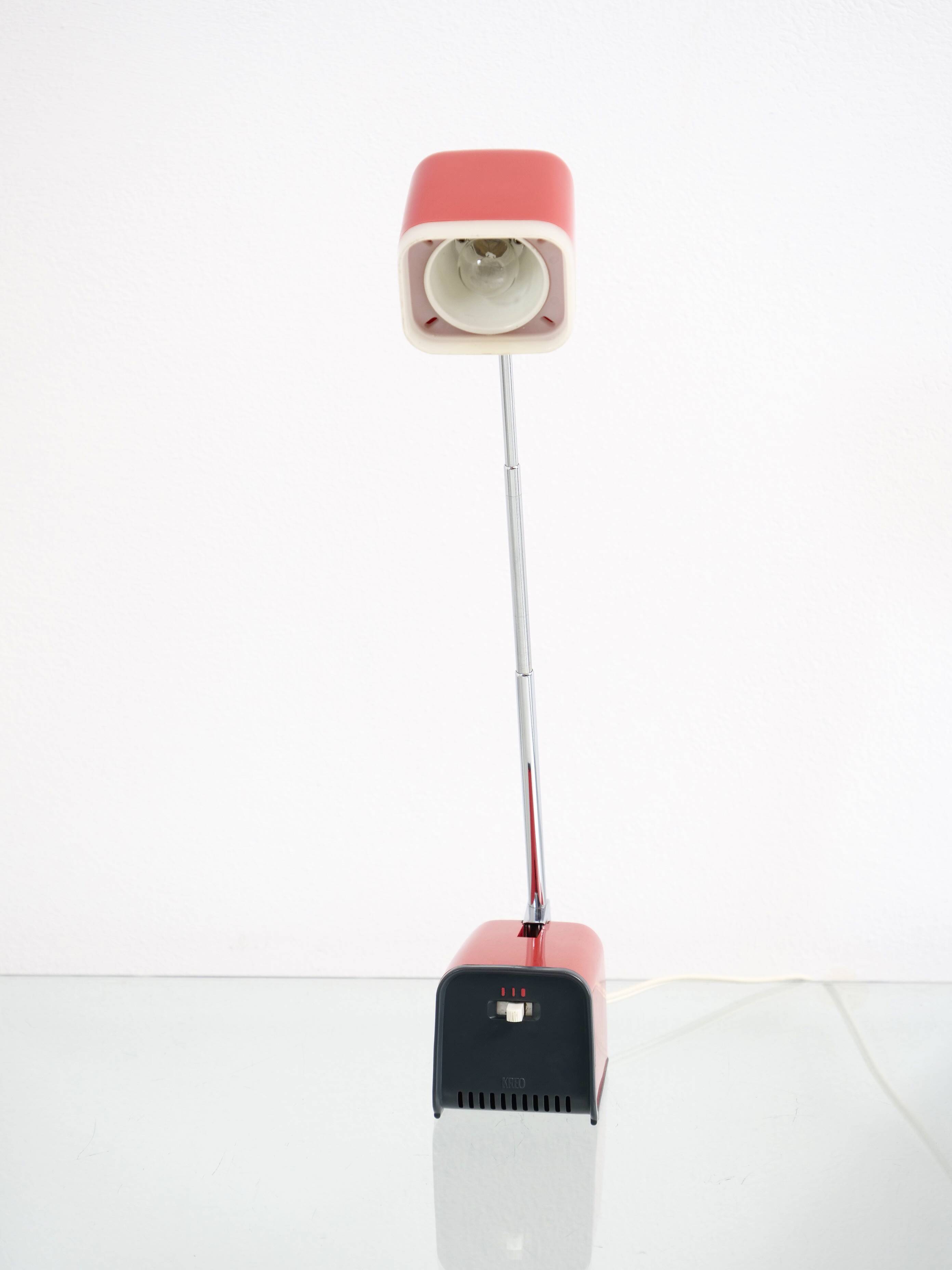 Telescopic lamp Kreo Lite lamp Japan 1970