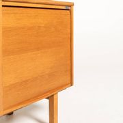 Kinnarps Oak Tambour Document Cabinet, Sweden
