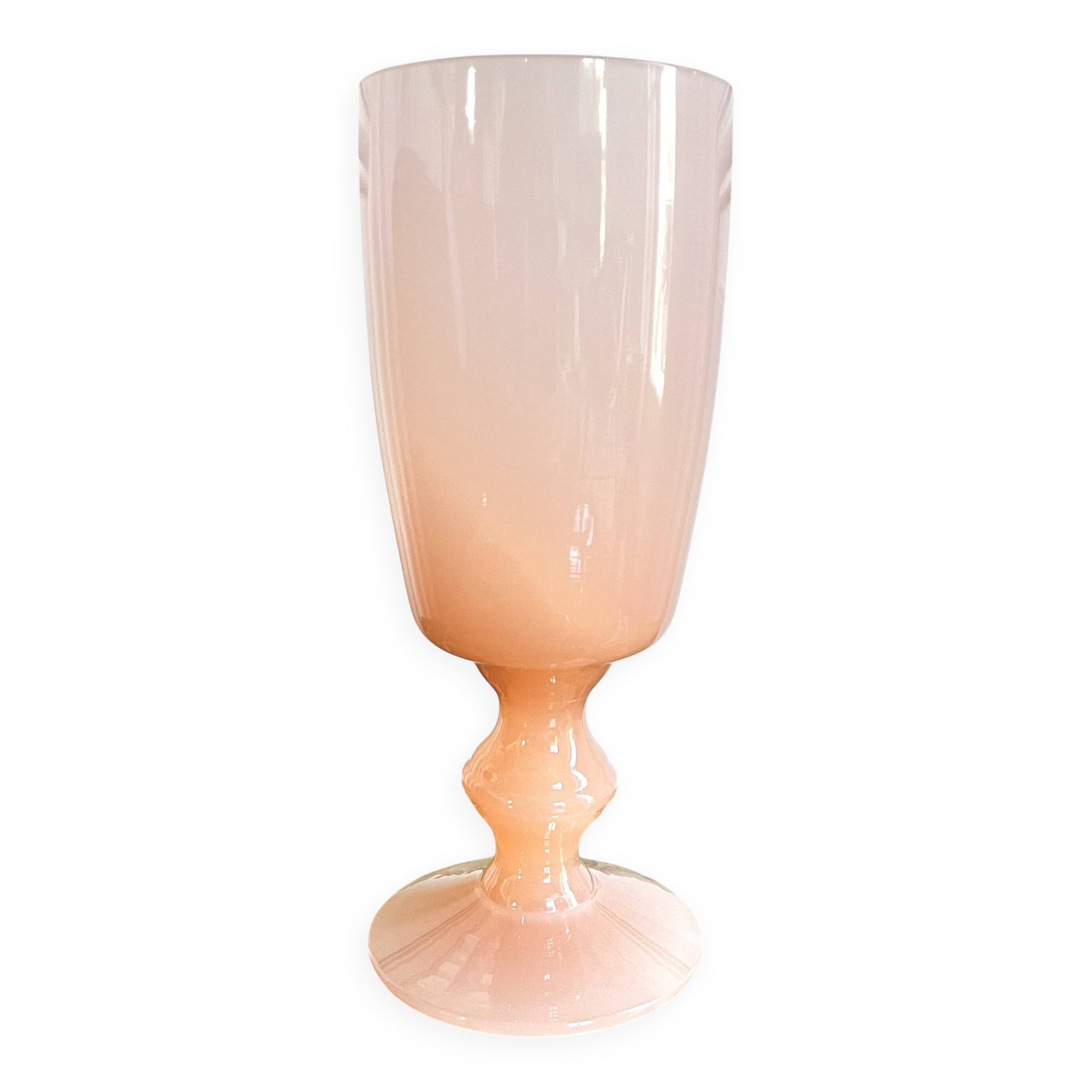Pink opaline vase