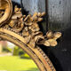 Louis XVI mirror in carved and gilded wood, 18th century