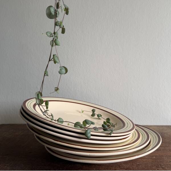 Bistro plates Longchamp x6