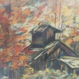 Signed pastel drawing