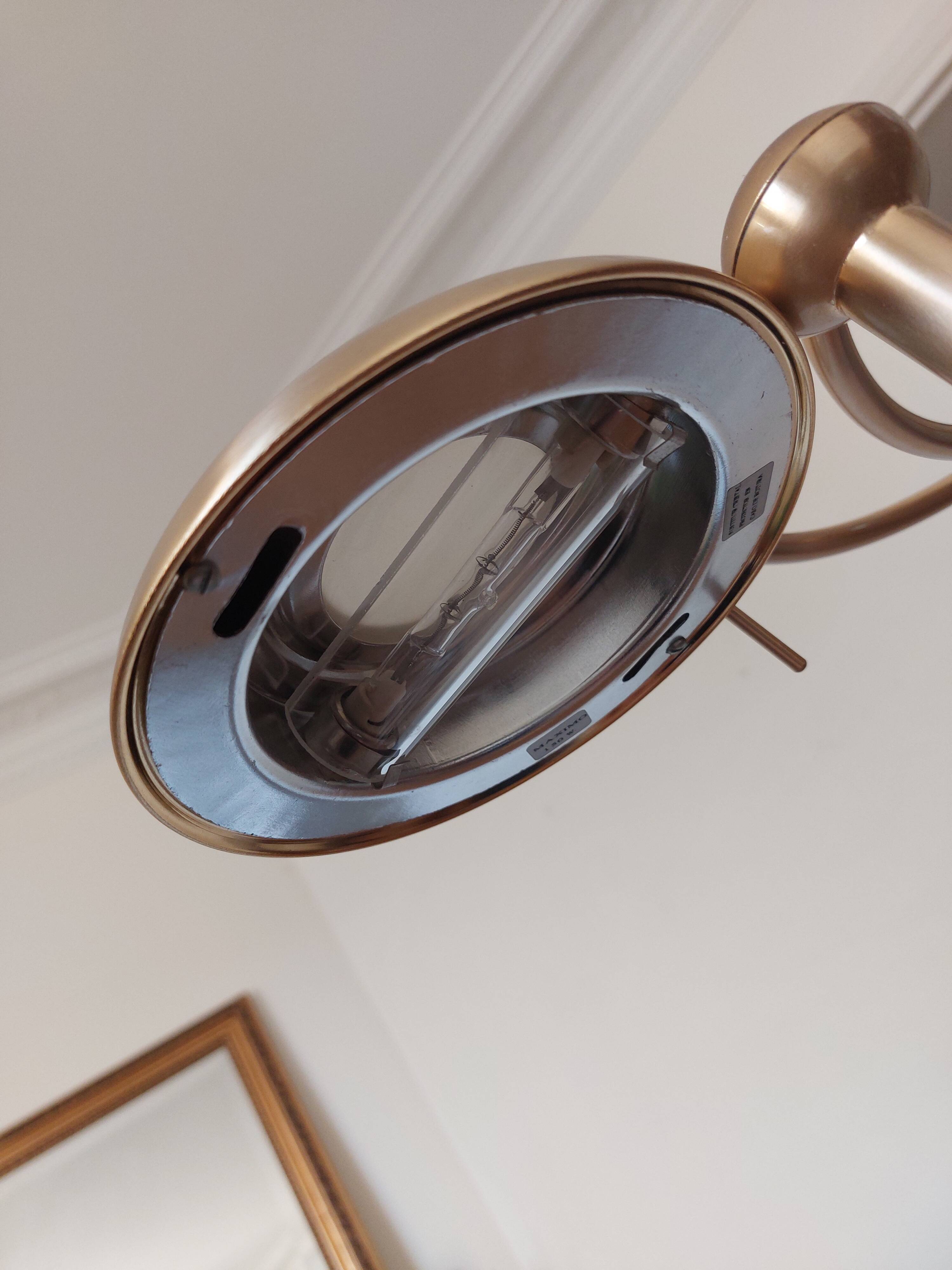 Vintage brass reading light