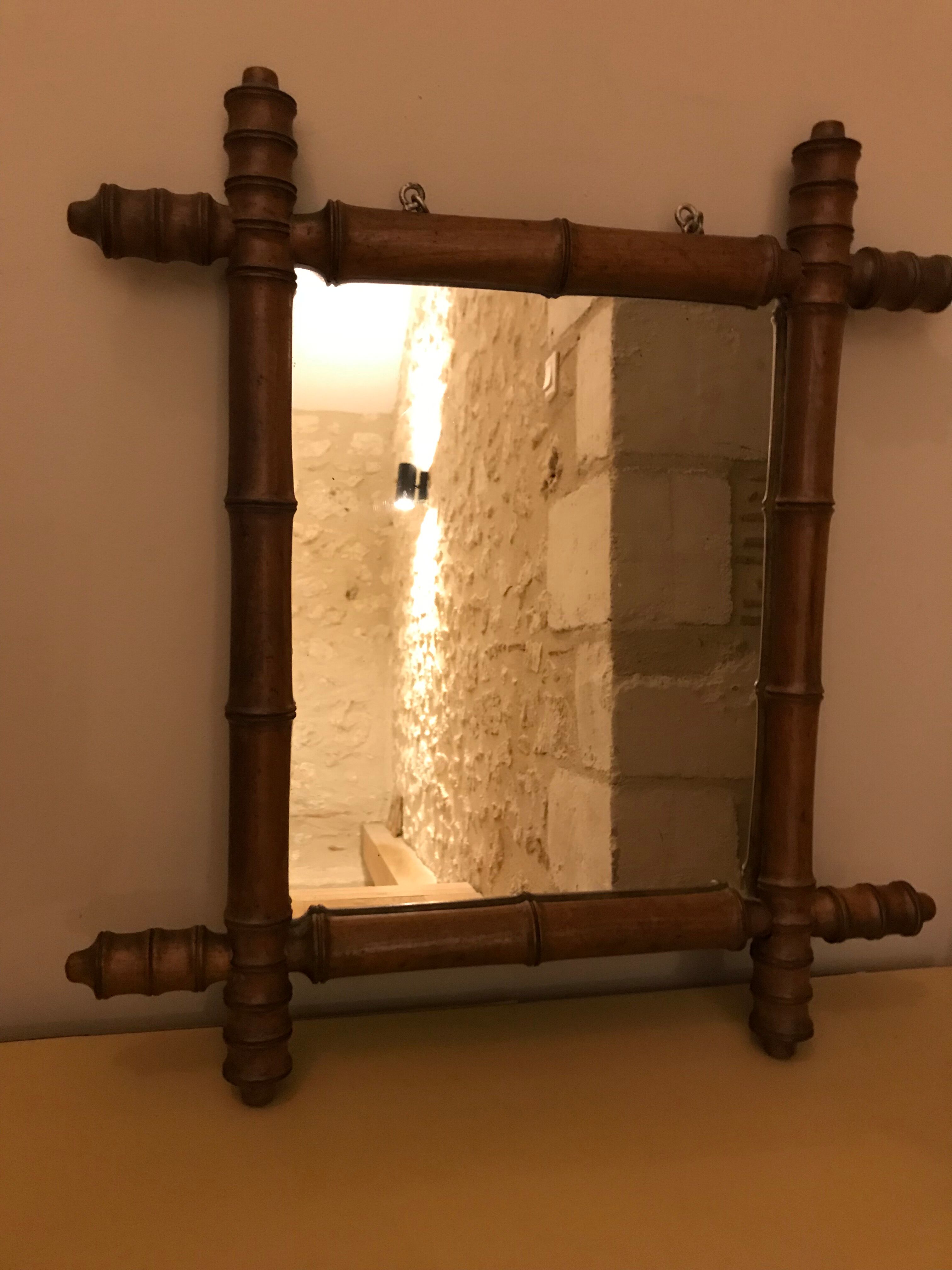 Bamboo mirror
