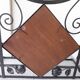 Wrought iron coat rack
