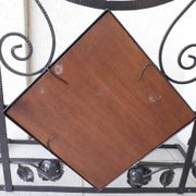 Wrought iron coat rack