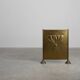 Elegant Art Deco hammered Copper Fireplace Screen, France 1920s