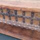 Console coffre en bois