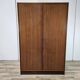 Vintage 1960s two-door wardrobe