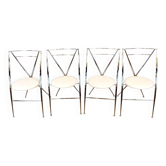 Suite de 4 chaises pliantes « Cinderella » – Design Hiroyuki Yamakado, c. 1