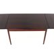 Table à manger extensible en bois de rose 'Stenstrup' - style mid-century moderne