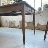 2m oak farm table