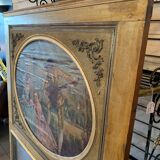 Wooden trumeau and gilded stucco - 175x105cm