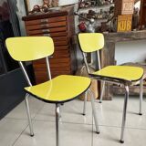Pair of vintage Formica chairs