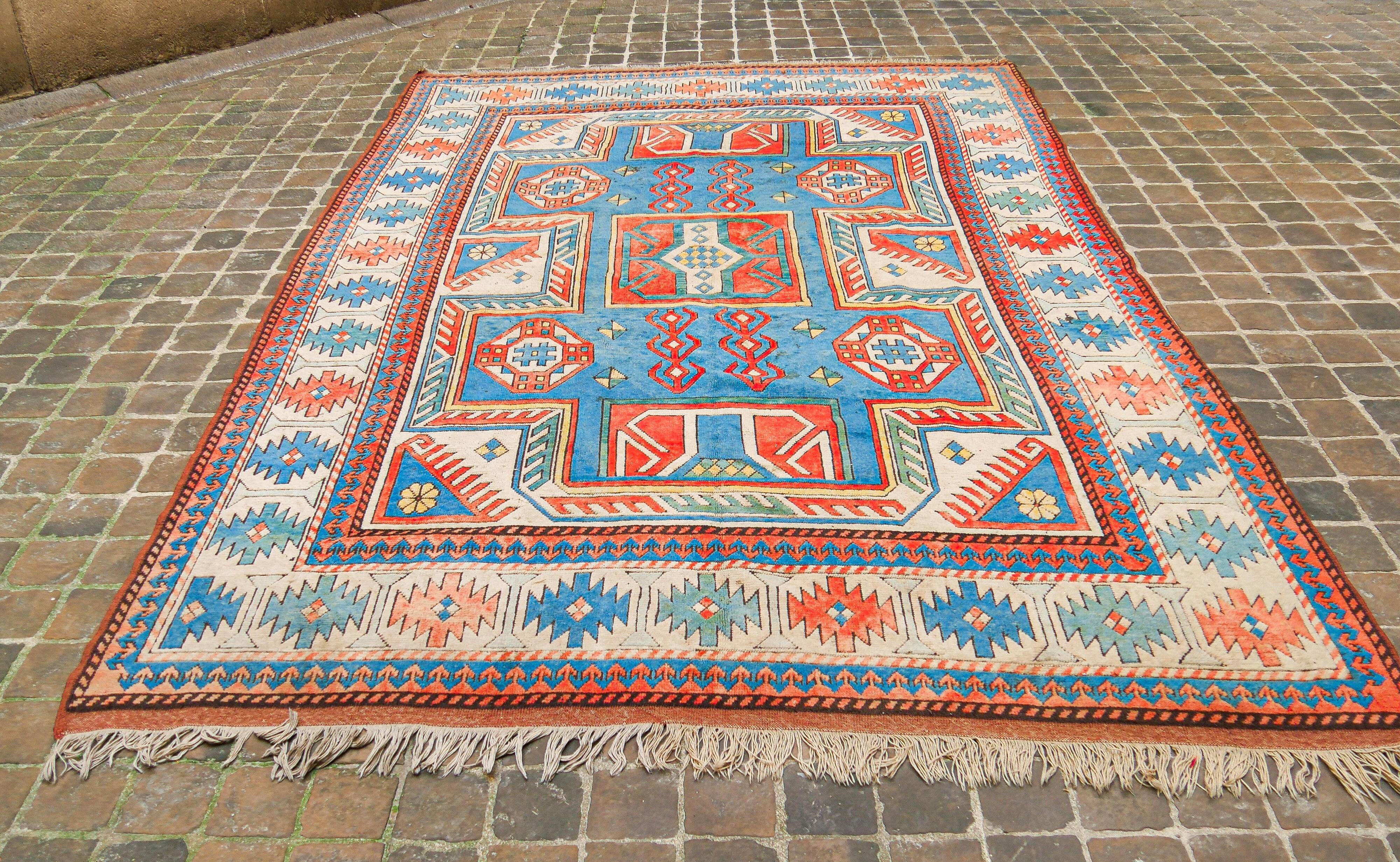 Tapis Hereké ancien, Turquie, 55 cm x 102 cm, Laine nouée