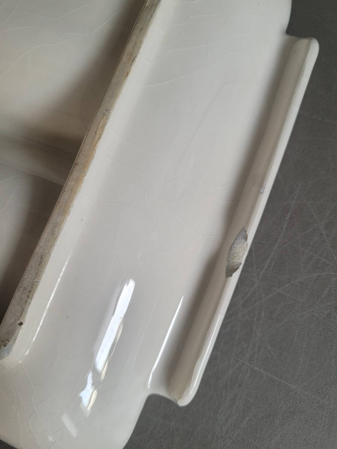 Vintage ceramic appetizer tray