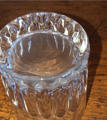 Set of 2 whisky crystal glasses