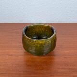 Bol de poterie de studio danois du milieu du siècle par Karen Boel, années 1960