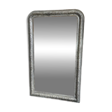 Antique mirror in stucco and wood