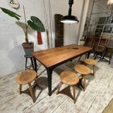 Esstisch „Telegraf“ Originalplatte Kiefer