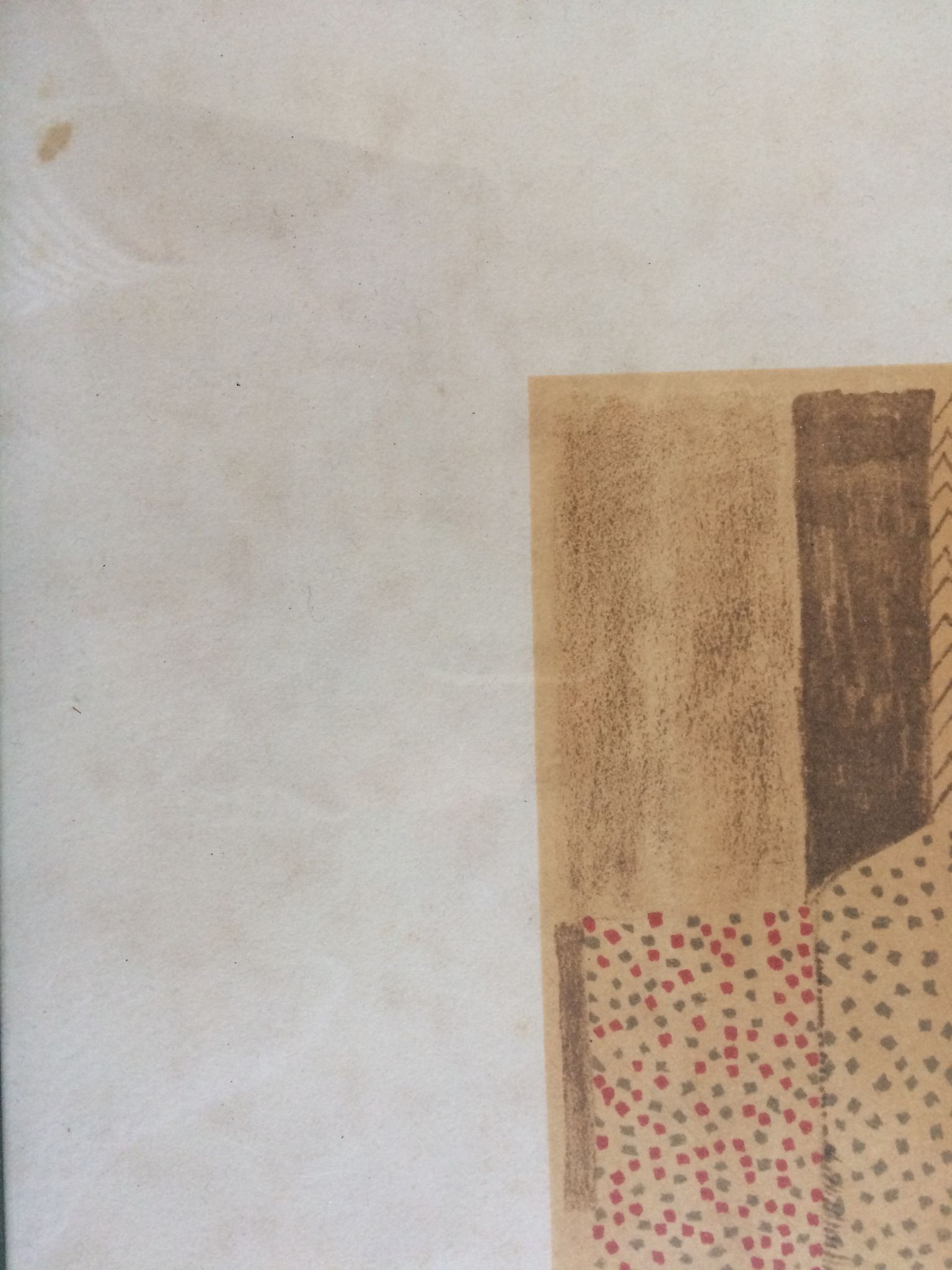 Michel Andrillon The newspaper, a woman sitting on a bench. Signed and framed colour printing