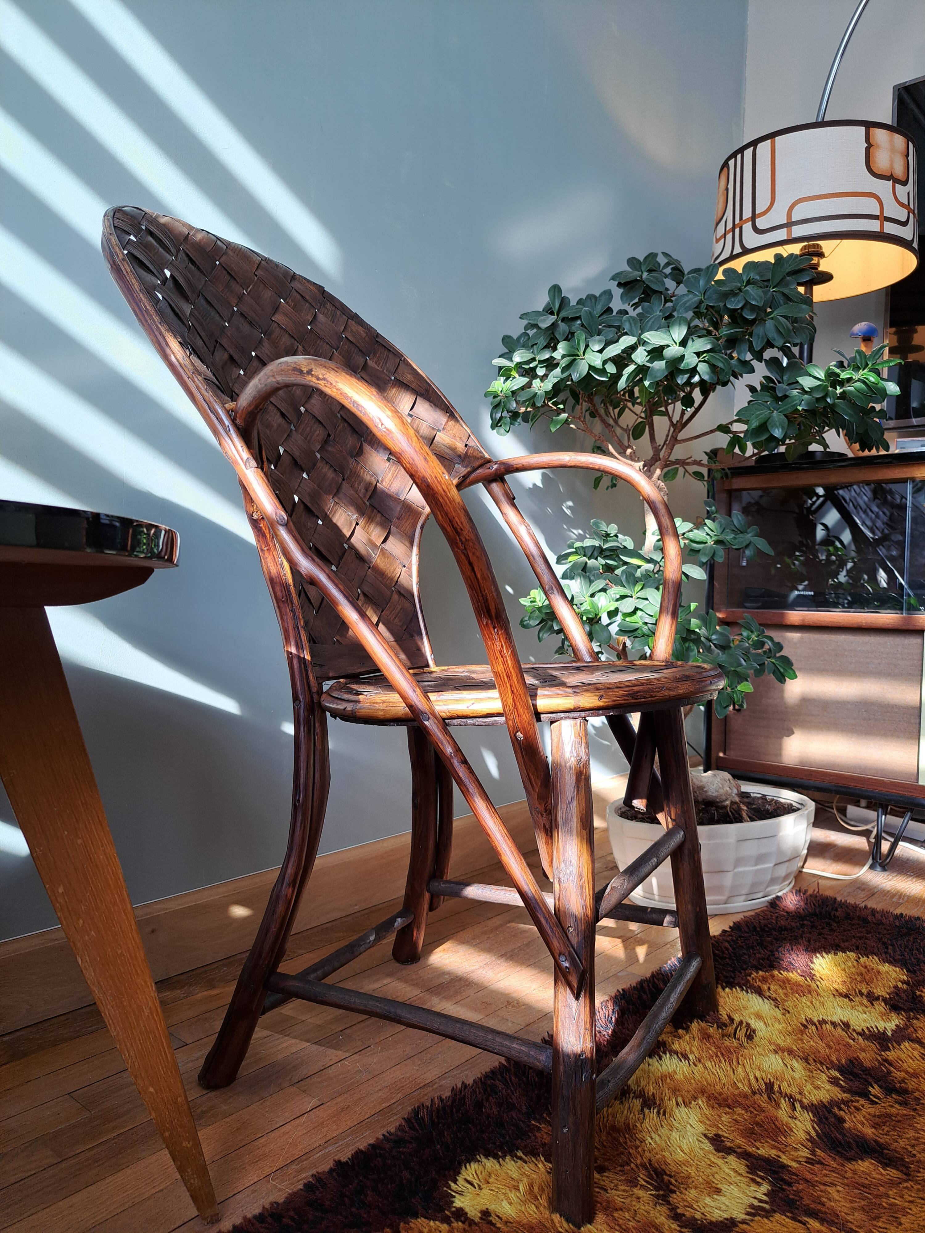 Chestnut armchair from Limousin