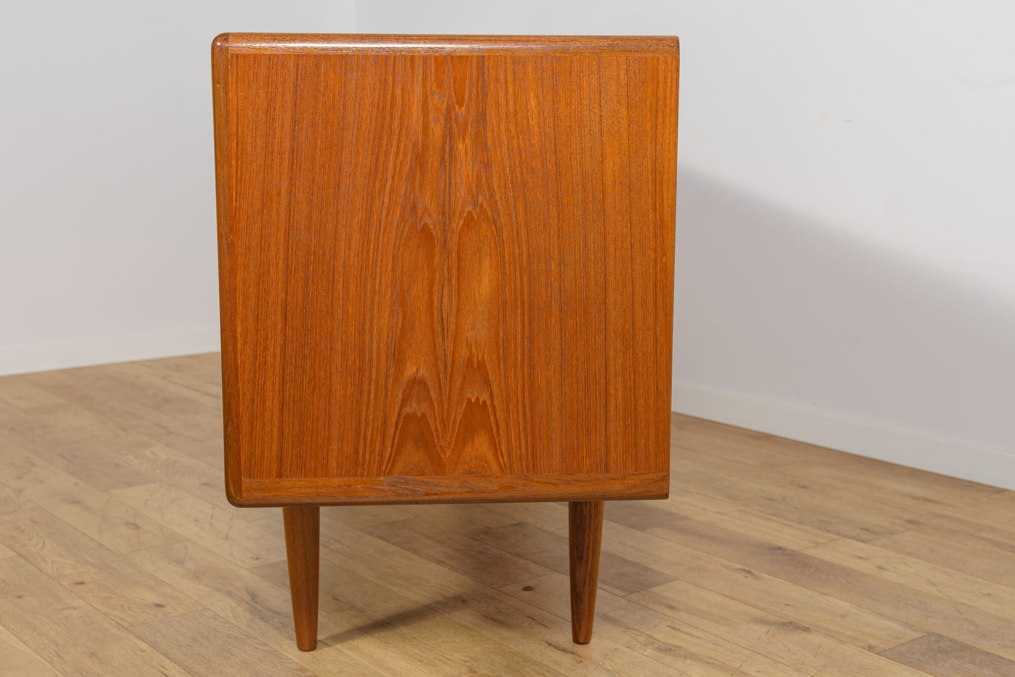 Mid-Century Large Teak Tambour Door Sideboard, Denmark, 1960s