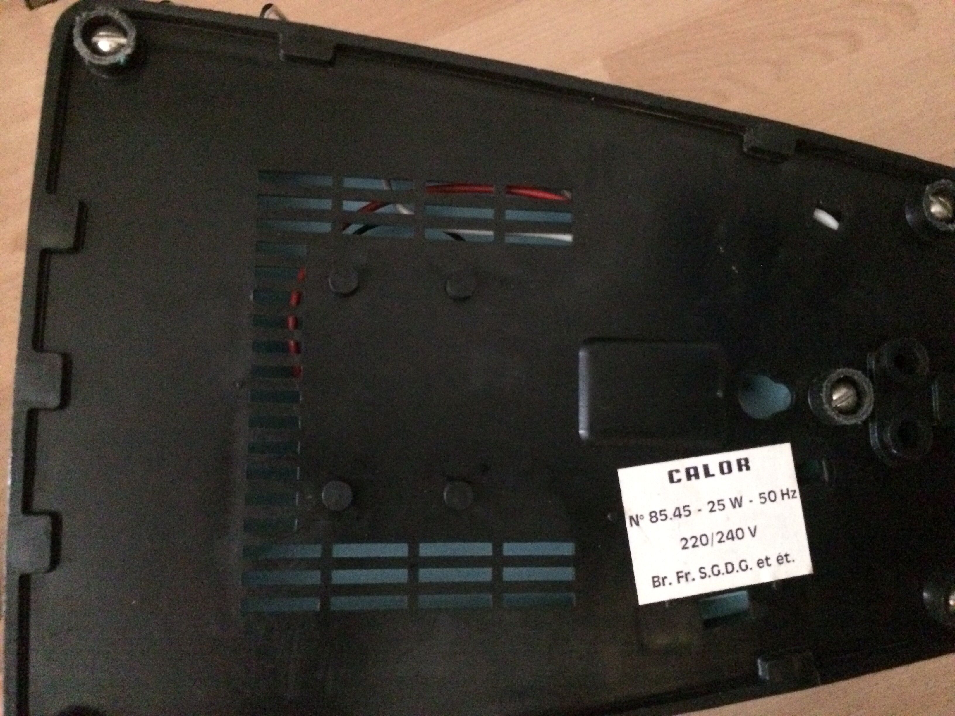 Fan calor blue and white 70