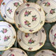 8 deep plates in Foëcy porcelain - 1930