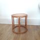 Bout de canapé table d'appoint vintage - rotion/ bambou - 1980