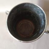 Champagne bucket in silver metal Early XX