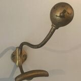 Paire de patères porte manteaux en laiton