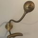 Pair of brass coat hooks