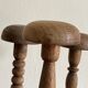 Set of 6 wooden hat racks turned old vintage decoration ACC-7068
