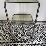Vintage chrome side table 1970